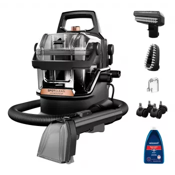 Bissell SpotClean Hydrosteam Pro pulitore a vapore a cilindro 1,9 L 1000 W nero, rame, trasparente