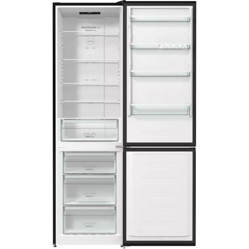 Gorenje NRK6202EBXL4 Frigo-congelatore combinato a libera installazione 331 L nero