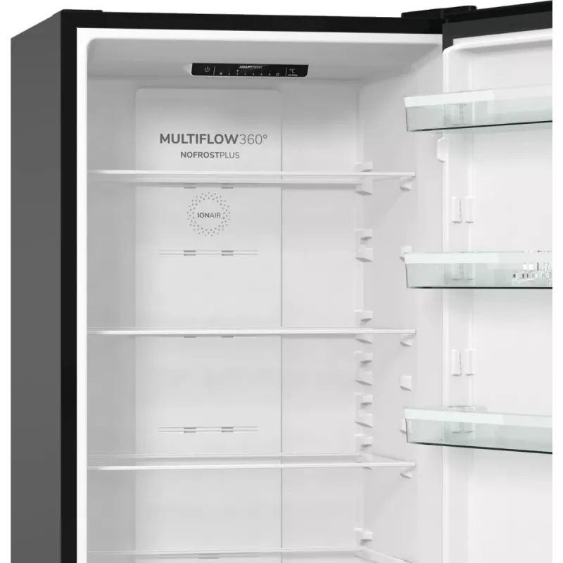 Gorenje NRK6202EBXL4 Frigo-congelatore combinato a libera installazione 331 L nero