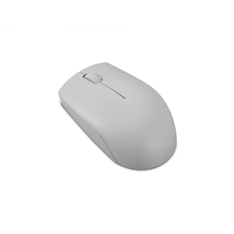 Mouse compatto wireless Lenovo Arctic Grey — ambidestro, RF Wireless, 1000 DPI, 3 tasti, a batteria