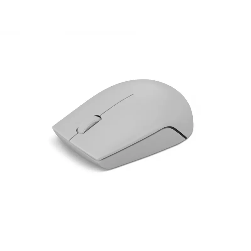 Mouse compatto wireless Lenovo Arctic Grey — ambidestro, RF Wireless, 1000 DPI, 3 tasti, a batteria