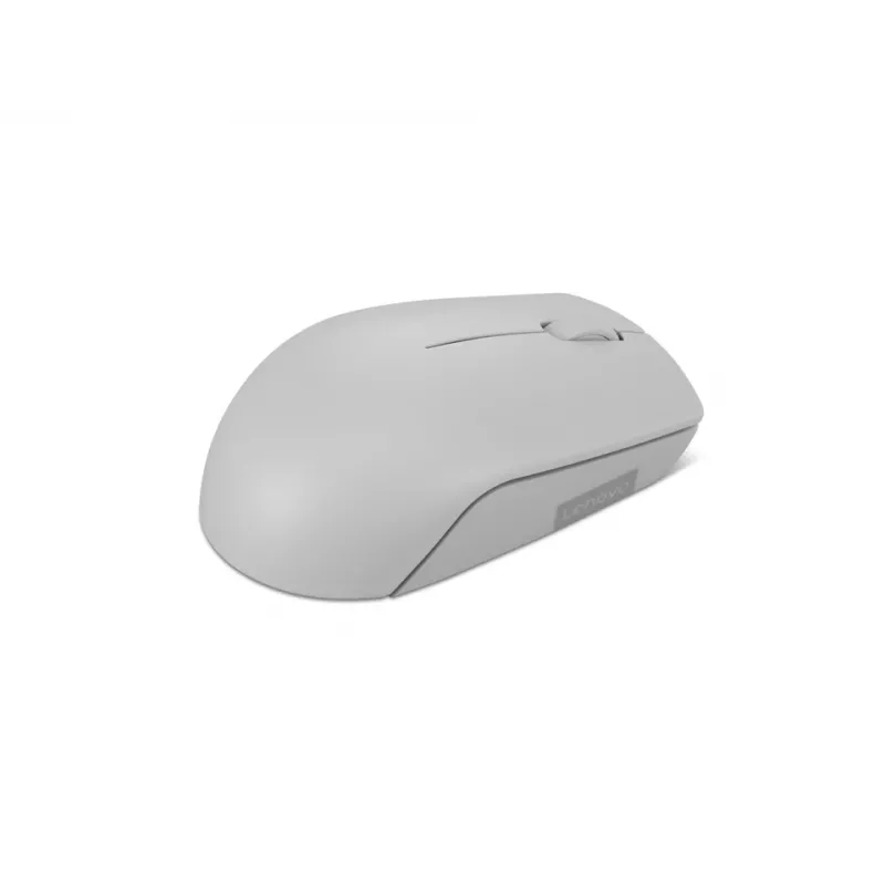 Mouse compatto wireless Lenovo Arctic Grey — ambidestro, RF Wireless, 1000 DPI, 3 tasti, a batteria