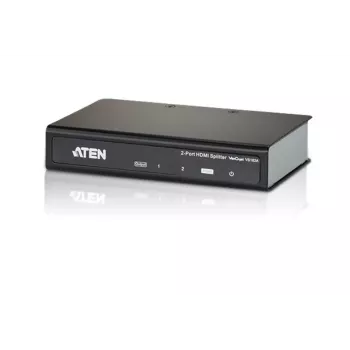 ATEN Splitter audio/video HDMI 2 porte 4Kx2K, HDMI, 2x HDMI, 4096 x 2160 pixel, nero, metallo, 4K Ultra HD