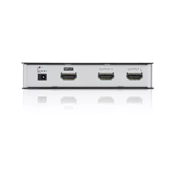 ATEN Splitter audio/video HDMI 2 porte 4Kx2K, HDMI, 2x HDMI, 4096 x 2160 pixel, nero, metallo, 4K Ultra HD