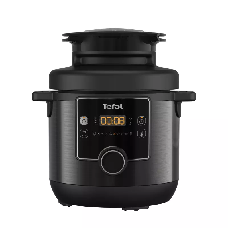 Multicooker cuociriso a vapore Tefal Turbo Cuisine & Fry CY7788 — 7,6 l, 1200 W, 15 programmi, nero