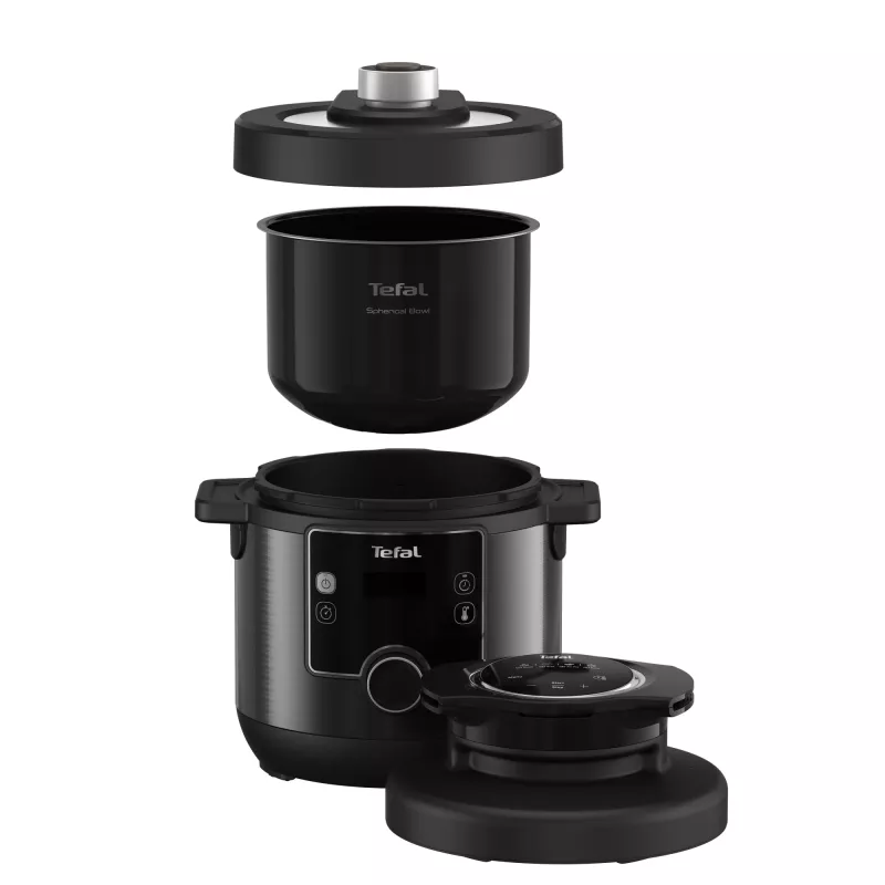 Multicooker cuociriso a vapore Tefal Turbo Cuisine & Fry CY7788 — 7,6 l, 1200 W, 15 programmi, nero