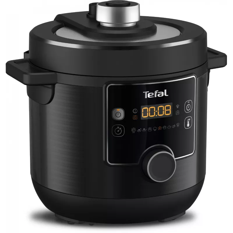 Multicooker cuociriso a vapore Tefal Turbo Cuisine & Fry CY7788 — 7,6 l, 1200 W, 15 programmi, nero
