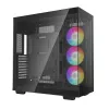 DeepCool CH780 case Full Tower per gaming, E-ATX, finestra laterale in vetro temperato, senza alimentatore, nero