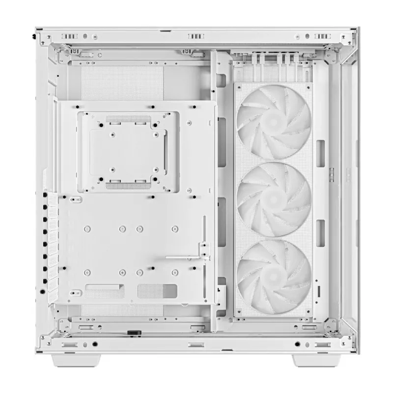 DeepCool CH780 WH case Full Tower per gaming, E-ATX, finestra laterale in vetro temperato, senza alimentatore, bianco