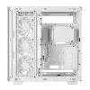 DeepCool CH780 WH case Full Tower per gaming, E-ATX, finestra laterale in vetro temperato, senza alimentatore, bianco
