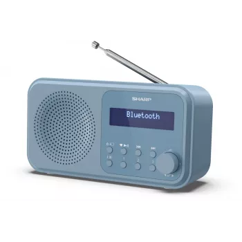 Sharp DR-P420(BL) Tokyo Radio digitale portatile, portatile, digitale, DAB, DAB+, FM, scansione automatica, sintonizzazione automatica, 2 W, AAC