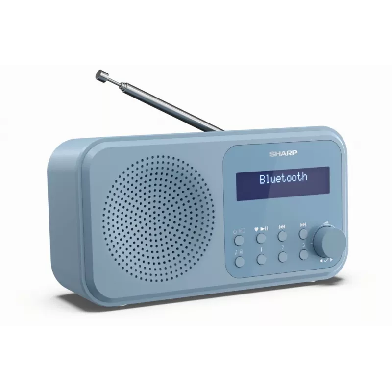 Sharp DR-P420(BL) Tokyo Radio digitale portatile, portatile, digitale, DAB, DAB+, FM, scansione automatica, sintonizzazione automatica, 2 W, AAC
