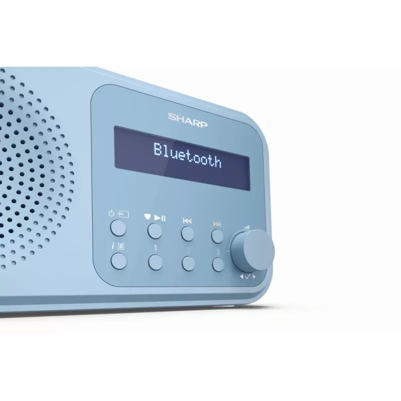 Sharp DR-P420(BL) Tokyo Radio digitale portatile, portatile, digitale, DAB, DAB+, FM, scansione automatica, sintonizzazione automatica, 2 W, AAC