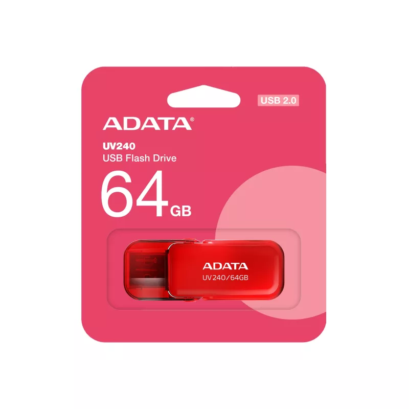 Chiavetta USB ADATA UV240 64 GB USB Type-A 2.0 rossa