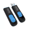 ADATA UV128 AUV128-512G-RBE chiavetta USB 512 GB, USB-A 3.2 Gen 1, a scorrimento, nera/blu