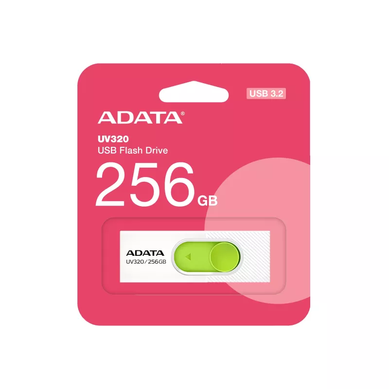 Chiavetta USB ADATA UV320 256 GB USB Type-A 3.2 Gen 1 (3.1 Gen 1) verde, bianco