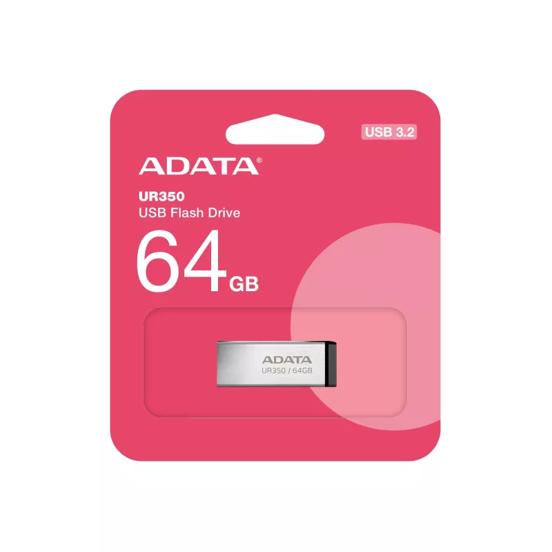 Chiavetta USB ADATA UR350 64 GB USB Type-A 3.2 Gen 1 (3.1 Gen 1) nero
