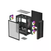 Case PC DeepCool CC560 ARGB V2 midi-tower nero — ATX/Micro-ATX/Mini-ITX, vetro temperato, aRGB, supporta GPU fino a 370 mm