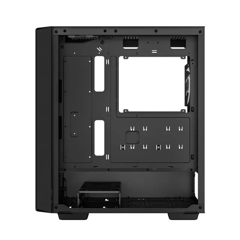 Case PC DeepCool CC560 ARGB V2 midi-tower nero — ATX/Micro-ATX/Mini-ITX, vetro temperato, aRGB, supporta GPU fino a 370 mm