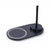 Lampada da scrivania GEMBIRD con caricabatterie wireless, nero