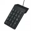 Tastierino numerico GEMBIRD KPD-U-03 USB 18 tasti Scissorswitch, cavo 1,45 m, nero