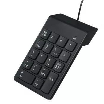 Tastierino numerico GEMBIRD KPD-U-03 USB 18 tasti Scissorswitch, cavo 1,45 m, nero
