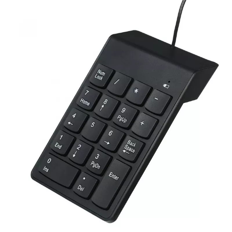 Tastierino numerico GEMBIRD KPD-U-03 USB 18 tasti Scissorswitch, cavo 1,45 m, nero