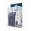 Tastierino numerico GEMBIRD KPD-U-03 USB 18 tasti Scissorswitch, cavo 1,45 m, nero
