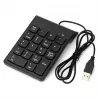 Tastierino numerico GEMBIRD KPD-U-03 USB 18 tasti Scissorswitch, cavo 1,45 m, nero