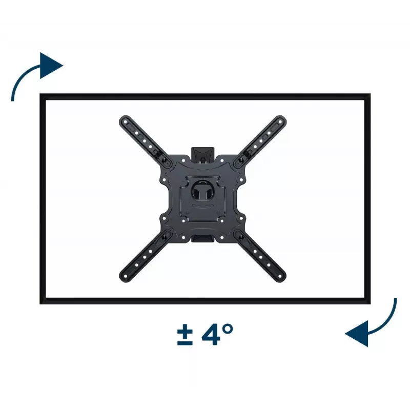 Supporto TV a parete GEMBIRD Premium full motion, 32–55 pollici, 32 kg