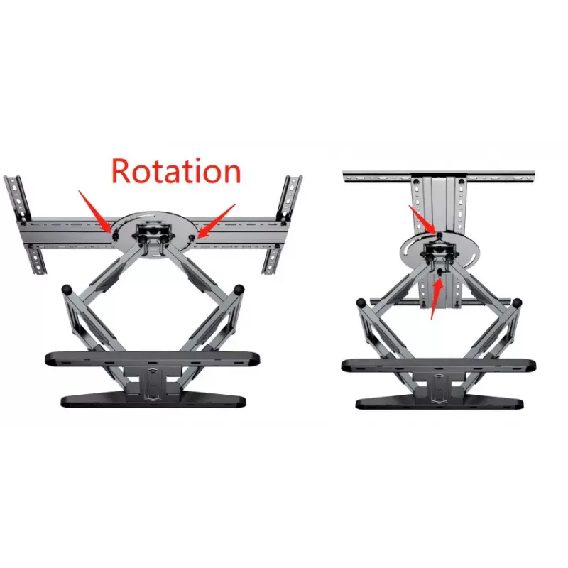 Supporto TV a parete GEMBIRD full motion rotante, 40–80 pollici