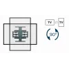 Supporto TV a parete GEMBIRD full motion rotante, 40–80 pollici