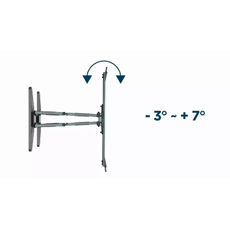 Supporto TV a parete GEMBIRD full motion rotante, 40–80 pollici