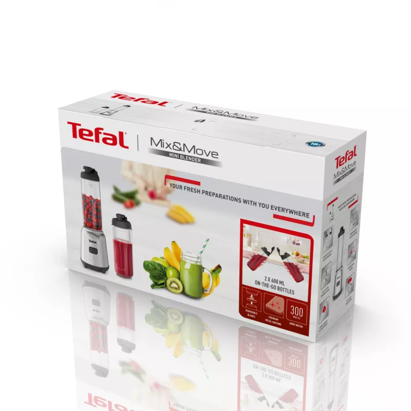 Frullatore Tefal Mix&Move BL15FD 0,6 L 300 W acciaio inox