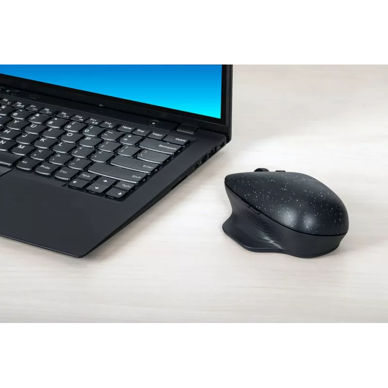 Targus ErgoFlip EcoSmart mouse Bluetooth ergonomico ambidestro AMB586GL, nero