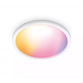 WiZ Superslim Ceiling 32 W, Lampada da soffitto intelligente, Wi-Fi/Bluetooth, bianco, Wi-Fi 4 (802.11n), 802.11b, 802.11g, LED, plastica