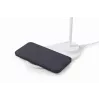 GEMBIRD Lampada da scrivania con caricabatterie wireless, bianco