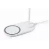 GEMBIRD Lampada da scrivania con caricabatterie wireless, bianco