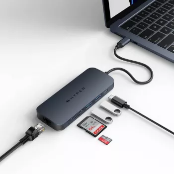 Targus HD4004GL Docking station/replicatore di porte per laptop USB Type-C blu