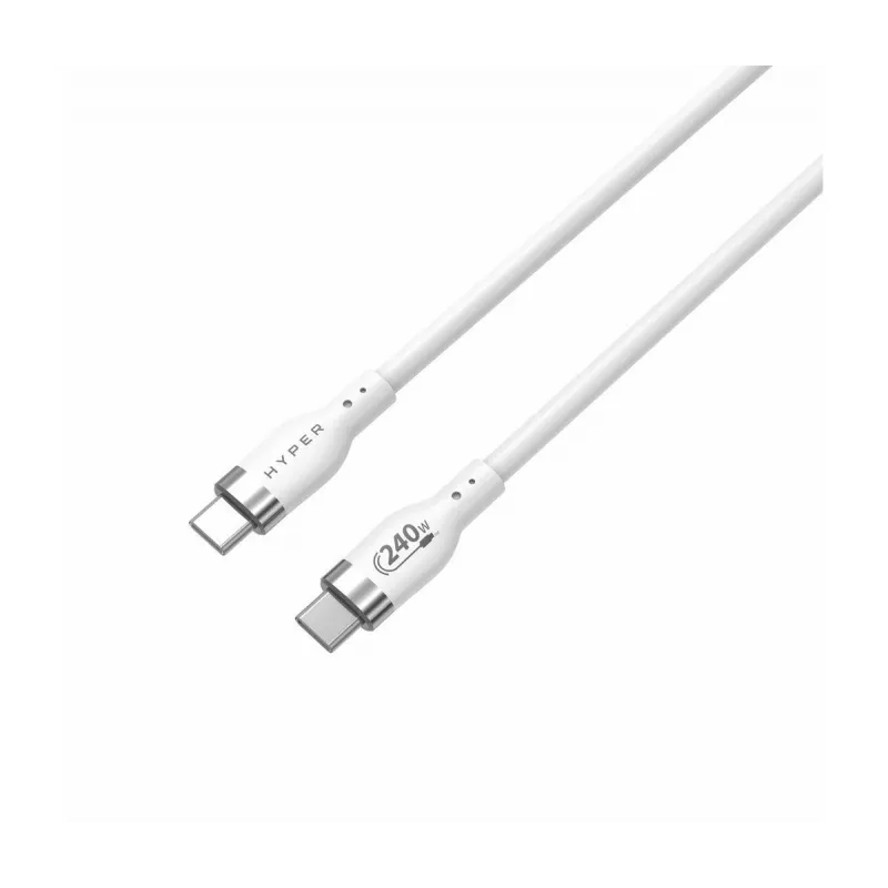 TARGUS Hyper Cavo di ricarica USB-C in silicone 240W 2m - bianco