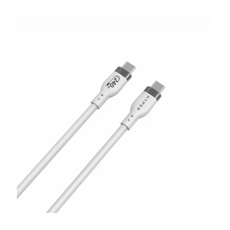 TARGUS Hyper Cavo di ricarica USB-C in silicone 240W 2m - bianco