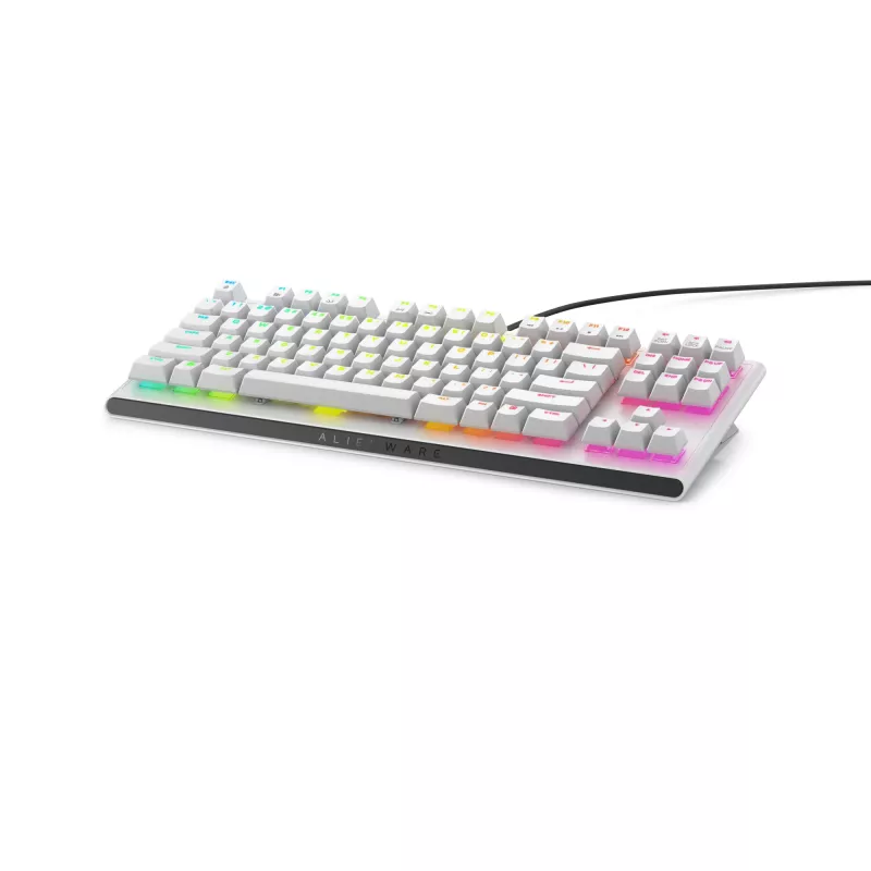 Tastiera Alienware AW420K Gaming USB QWERTY US International bianco