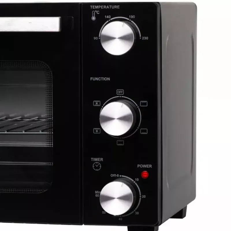 Forno da tavolo elettrico Adler AD 6024 — compatto, capacità 22 l, 1300 W, nero