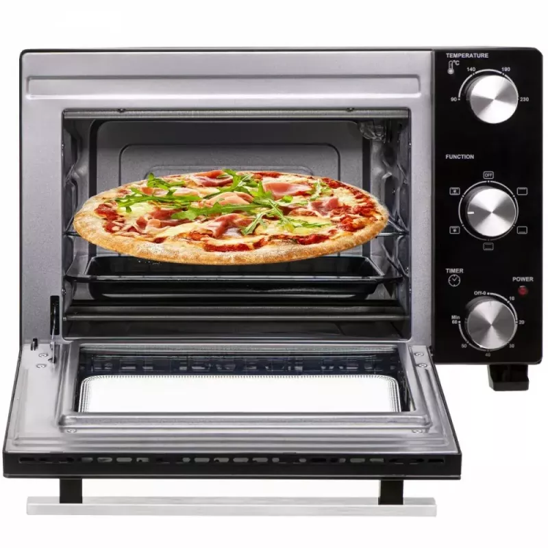 Forno da tavolo elettrico Adler AD 6024 — compatto, capacità 22 l, 1300 W, nero