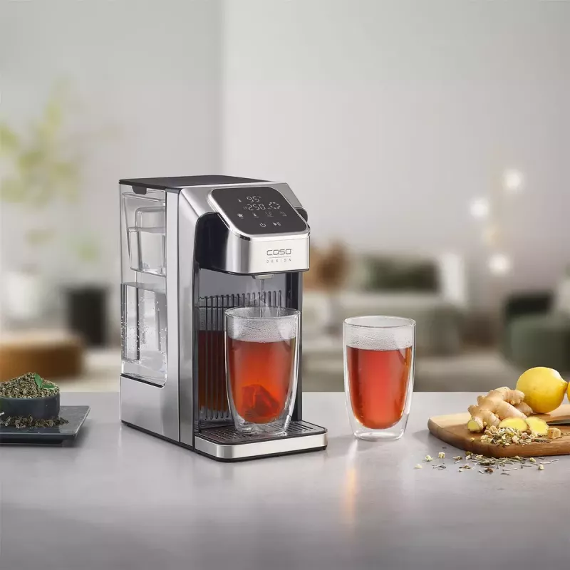 Caso HW 770 Advanced Turbo distributore di acqua calda, 2,7 L, 2600 W, nero/acciaio inox