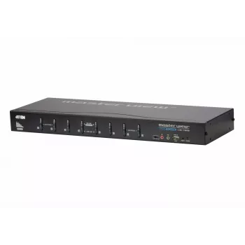 Switch KVM ATEN 8 porte USB DVI con audio, 2048 x 1536 pixel, QXGA, 4,53 W, nero