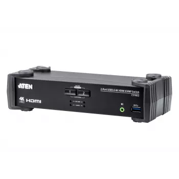 Switch KVMP™ ATEN 2 porte USB 3.0 4K HDMI con modalità audio mixer