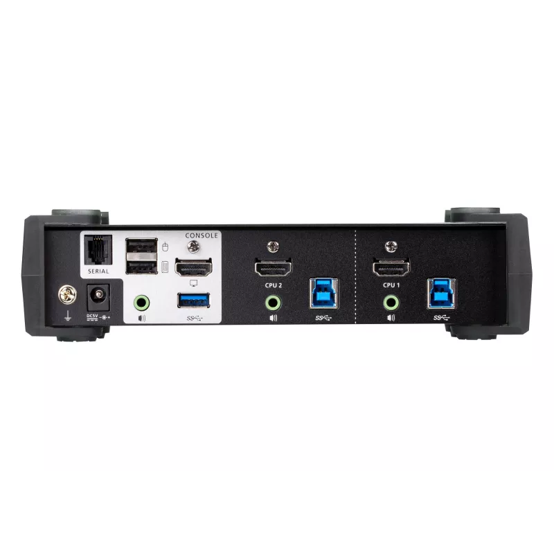 Switch KVMP™ ATEN 2 porte USB 3.0 4K HDMI con modalità audio mixer