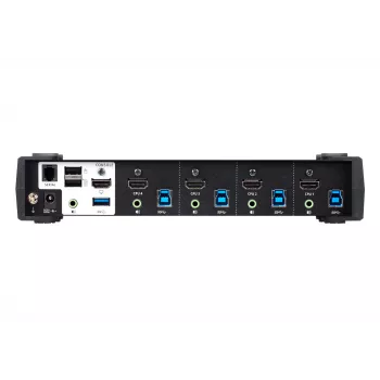 Switch KVMP™ ATEN 4 porte USB 3.0 4K HDMI con modalità audio mixer