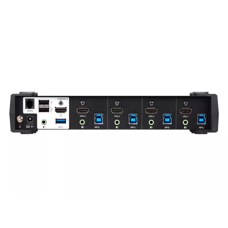 Switch KVMP™ ATEN 4 porte USB 3.0 4K HDMI con modalità audio mixer